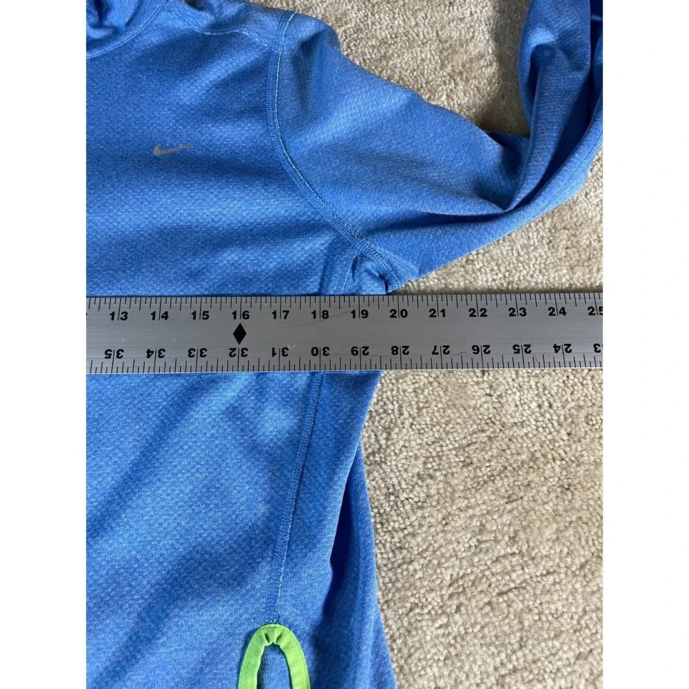 Nike Dri-FIT Full Zip Jacket Womens XL Blue Running Track Athletic Workout Zip